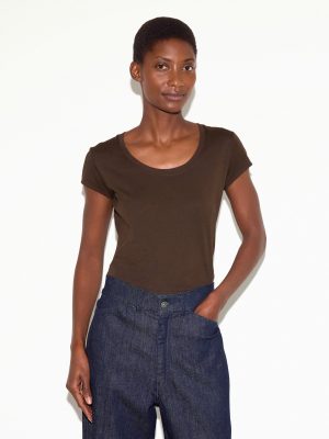 Supima Cotton Scoop Neck T-shirt
