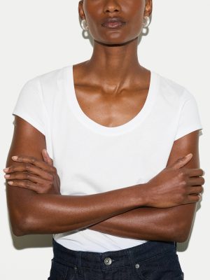 Supima Cotton Scoop Neck T-shirt