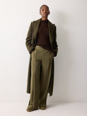 Crepe Split Hem Jogger