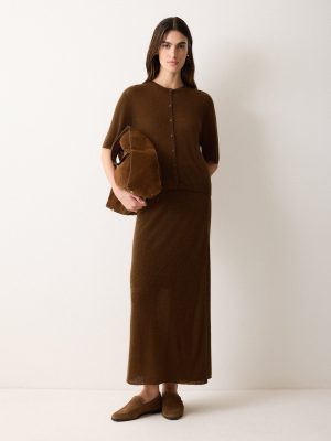 Soft Gauzy Knit Skirt