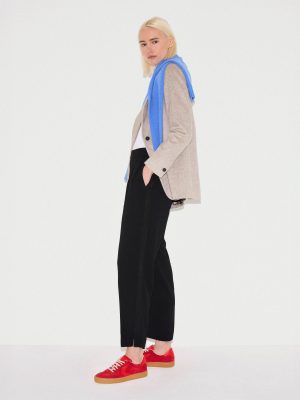 Crepe Split Hem Jogger