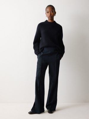 Crepe Split Hem Jogger