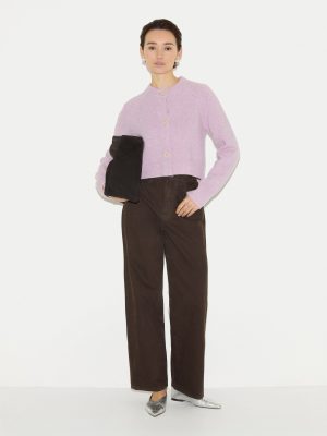 Wool Cropped Cardigan