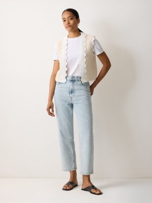 Scallop Trim Waistcoat