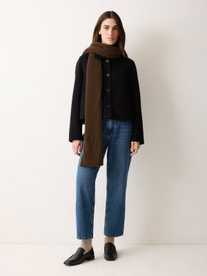 Soft Gauzy Knit Scarf