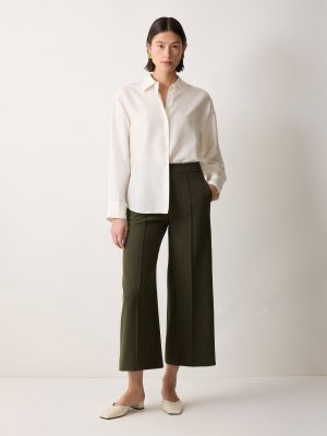 Italian Modern Crepe Sailor Trouser