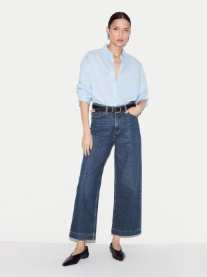 Tyne Wide Leg Cropped Jean