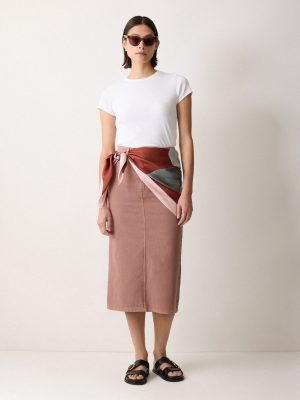 Cole Denim Midi Skirt