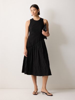 Scuba Cotton Textured Dress