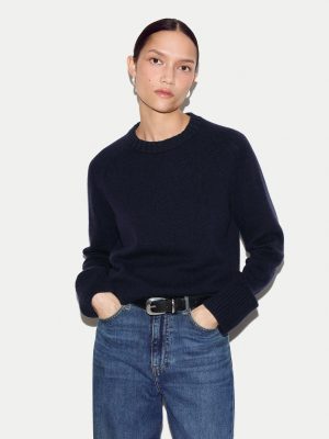 Wool Cashmere Saddle Jumper