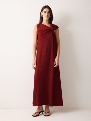 Crinkle Jersey Flowy Dress