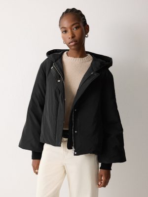 Short Hooded Puffer Coat