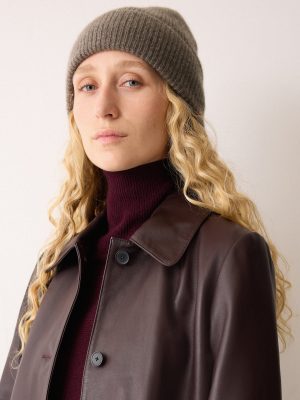 Cashmere Rib Beanie