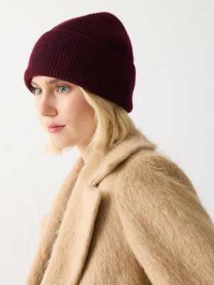Cashmere Rib Beanie