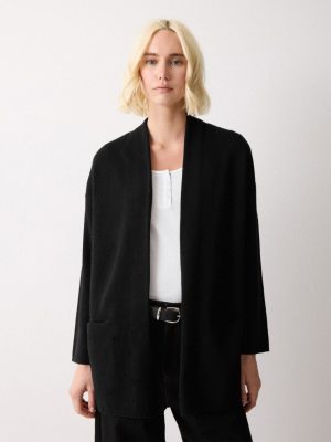 Wool Blend Relaxed Cardigan
