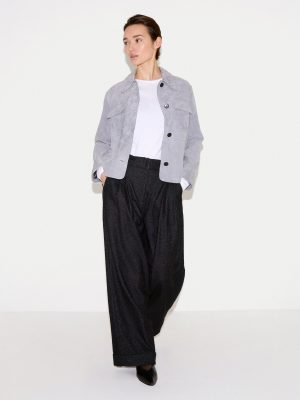 Stanley Flecked Belted Trouser