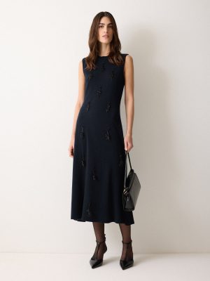 Embellished Knitted Dress