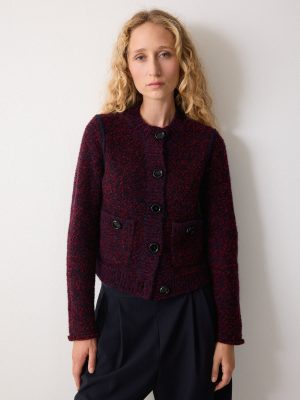 Tweed Neat Knitted Jacket