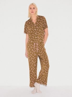 Swirl Posy Cropped Pyjama