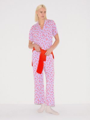 Swirl Posy Cropped Pyjama