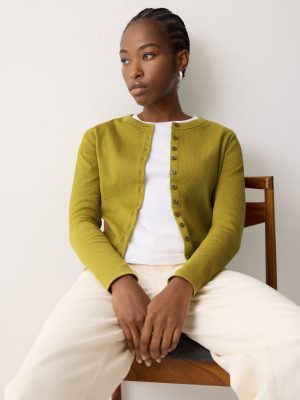 Button Through Baby Tee Cardigan