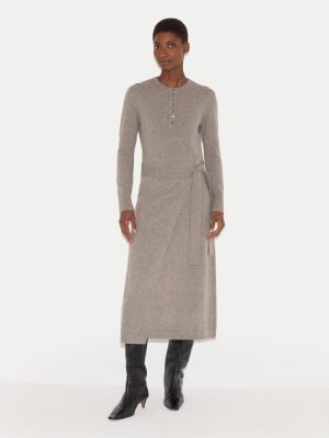 Merino Cashmere Tie Dress