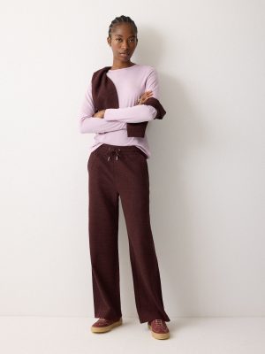 Textured Cotton Slub Sweatpant