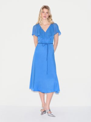 Sheer Cape Dress