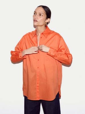 Cotton Voile Relaxed Shirt