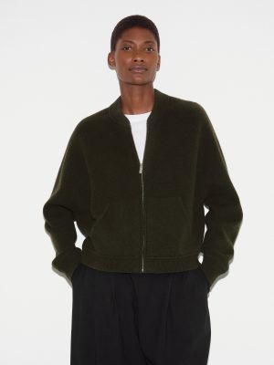 Knitted Bomber Jacket