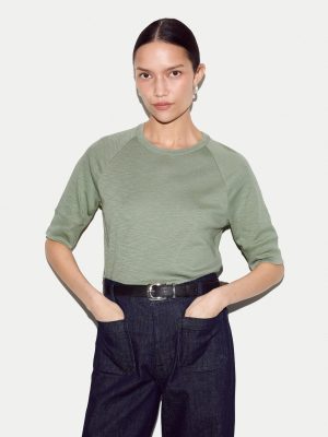 Cotton Luxe Raglan Short Sleeve T-shirt