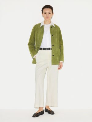 Suede Raglan Sleeve Jacket