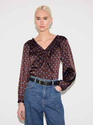 Mini Geo Rose Frill Detail Top