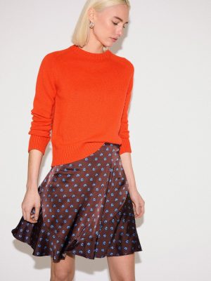 Mini Geo Rose Mini Skirt