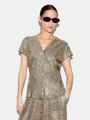 Shimmer Jersey Top