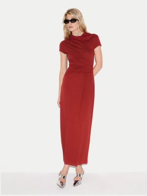 Cap Sleeve Drape Dress