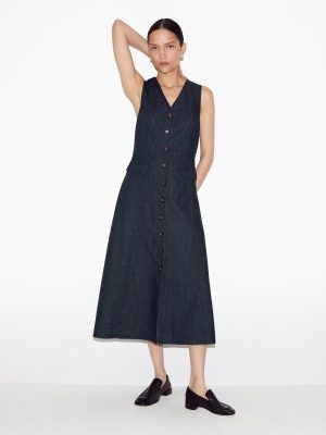 Chambray Waistcoat Dress