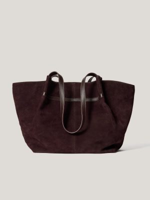 Shopper Suede Tote Bag