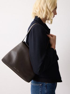 Leather Fold Over Shoulder Bag