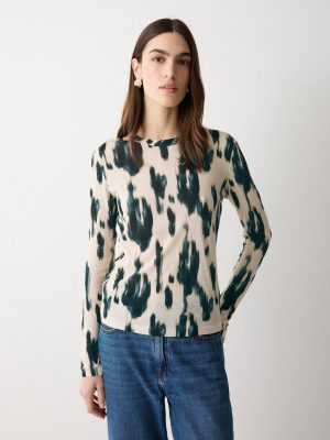 Ikat Long Sleeve Jersey T-shirt