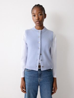 Wool Cashmere Blend Waistcoat