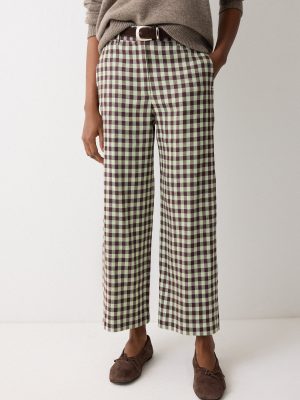 Dale Linen Check Trouser