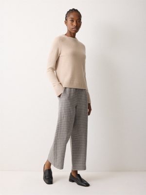 Mara Linen Checked Trouser
