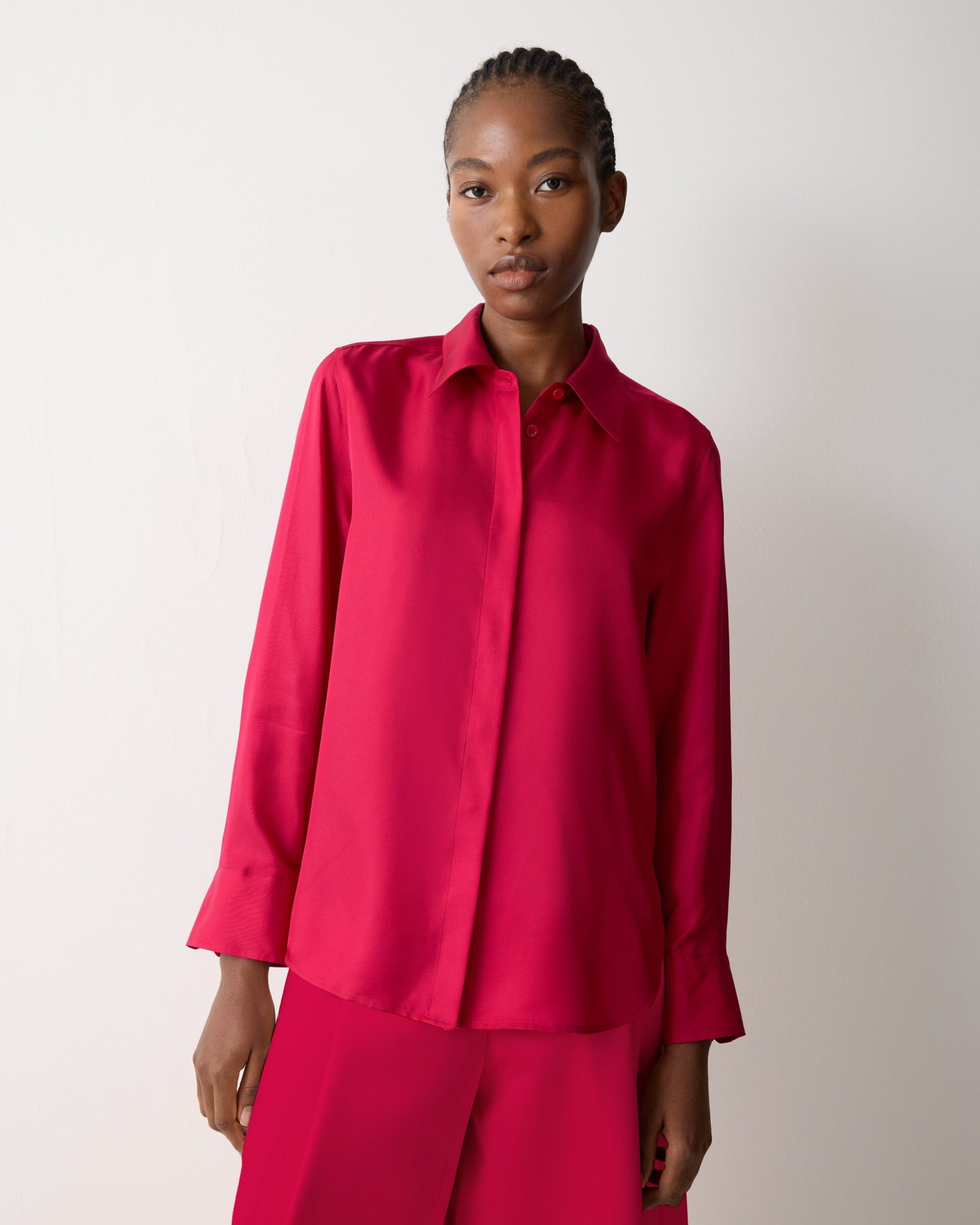 Silk Twill Classic Shirt