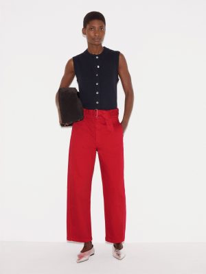 Turner Belted Barrel Leg Jean
