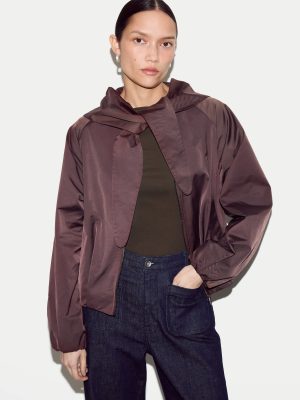 Hooded Bomber Jacket