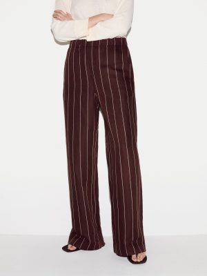 Mara Long Pinstripe Trouser