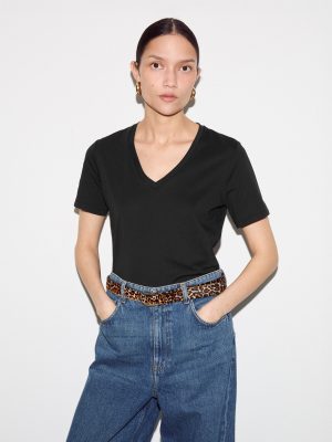 Supima Cotton V Neck T-shirt