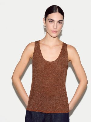 Metallic Scoop Tank