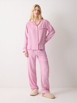 Piped Detail Relaxed Pyjamas